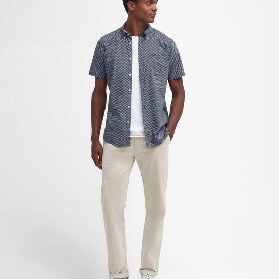 Young Ideas & Henmores - Shell S/S Tailored Shirt - NY91 Navy - M