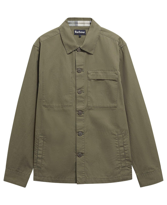 Young Ideas & Henmores - Sherburn Cotton Overshirt - OL56 Dusty Olive - M