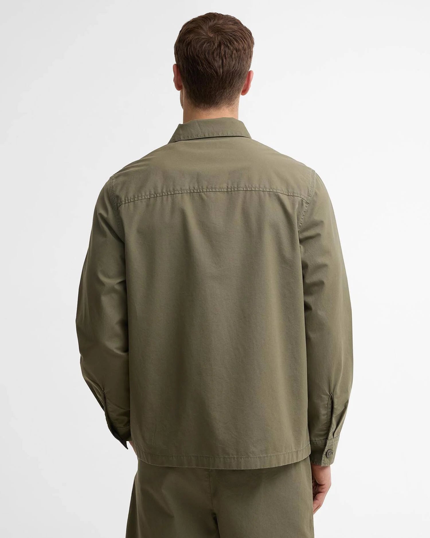 Young Ideas & Henmores - Sherburn Cotton Overshirt - OL56 Dusty Olive - M