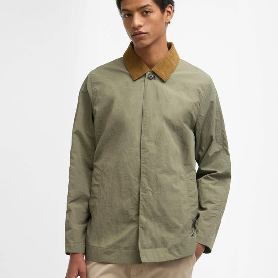 Young Ideas & Henmores - Short Rokig Showerproof Jacket - OL39 Dusty Olive - M