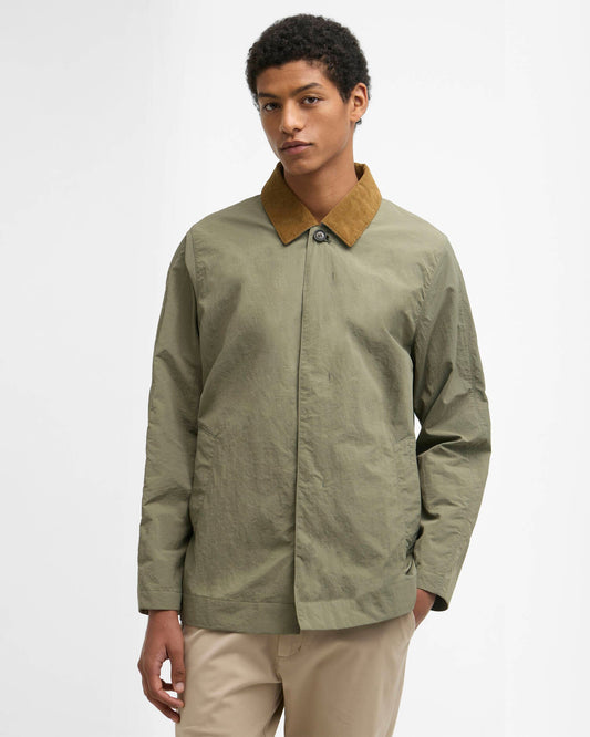 Young Ideas & Henmores - Short Rokig Showerproof Jacket - OL39 Dusty Olive - M