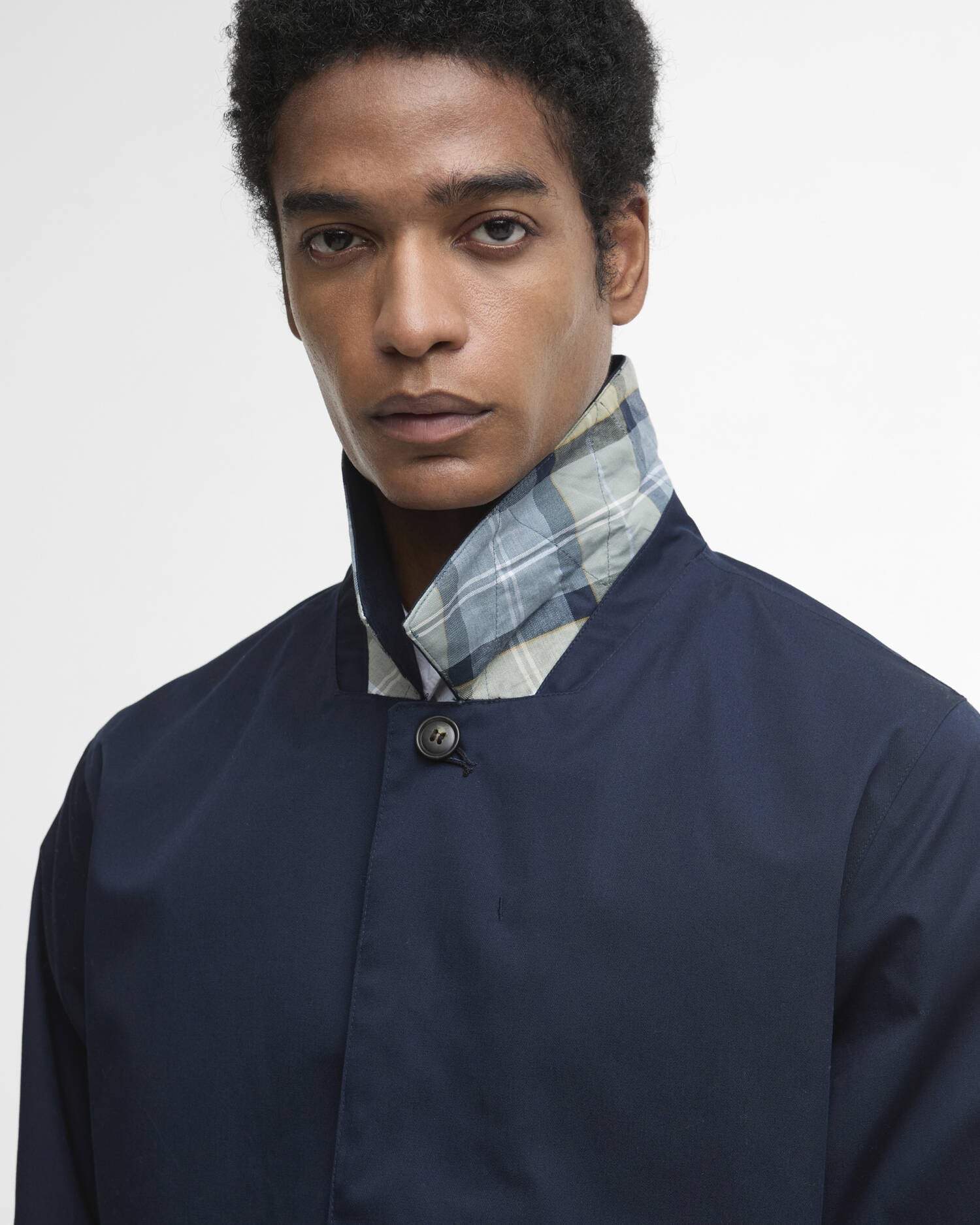 Young Ideas/Henmores - Short Rokig Waterproof Jacket - NY72 Navy Highland Loch - M