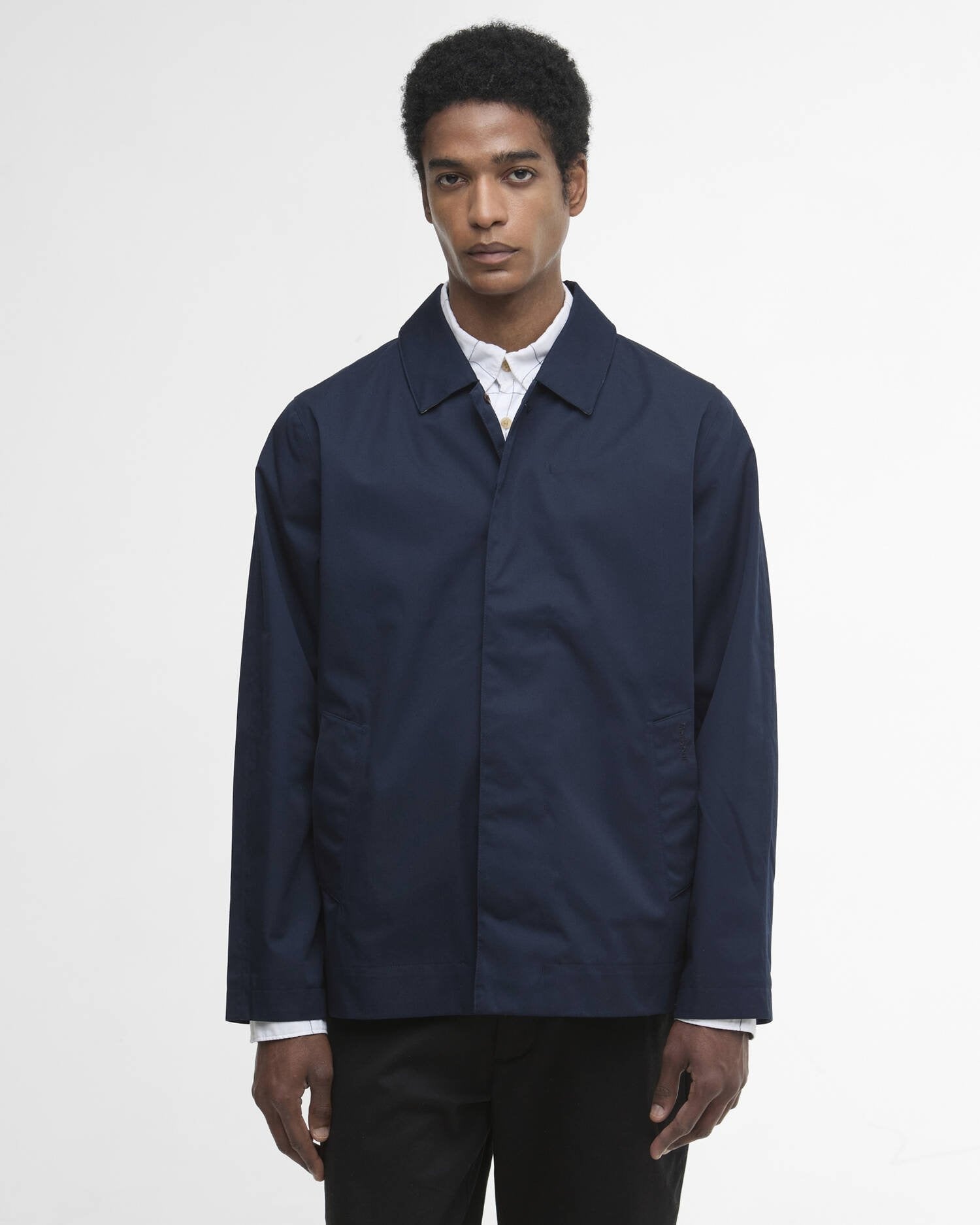Young Ideas/Henmores - Short Rokig Waterproof Jacket - NY72 Navy Highland Loch - M