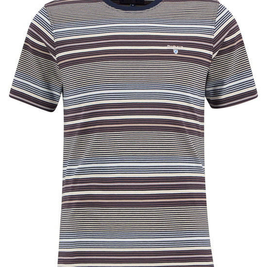 Young Ideas & Henmores - Steelrigg Stripe T-Shirt - NY91 Navy - M