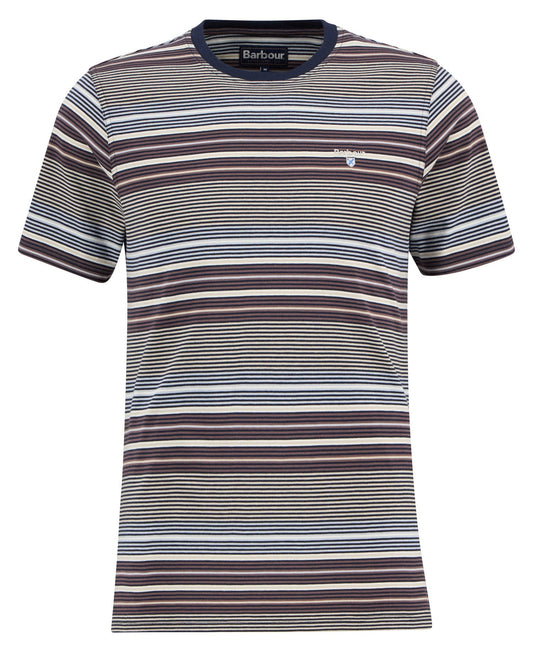 Young Ideas & Henmores - Steelrigg Stripe T-Shirt - NY91 Navy - M