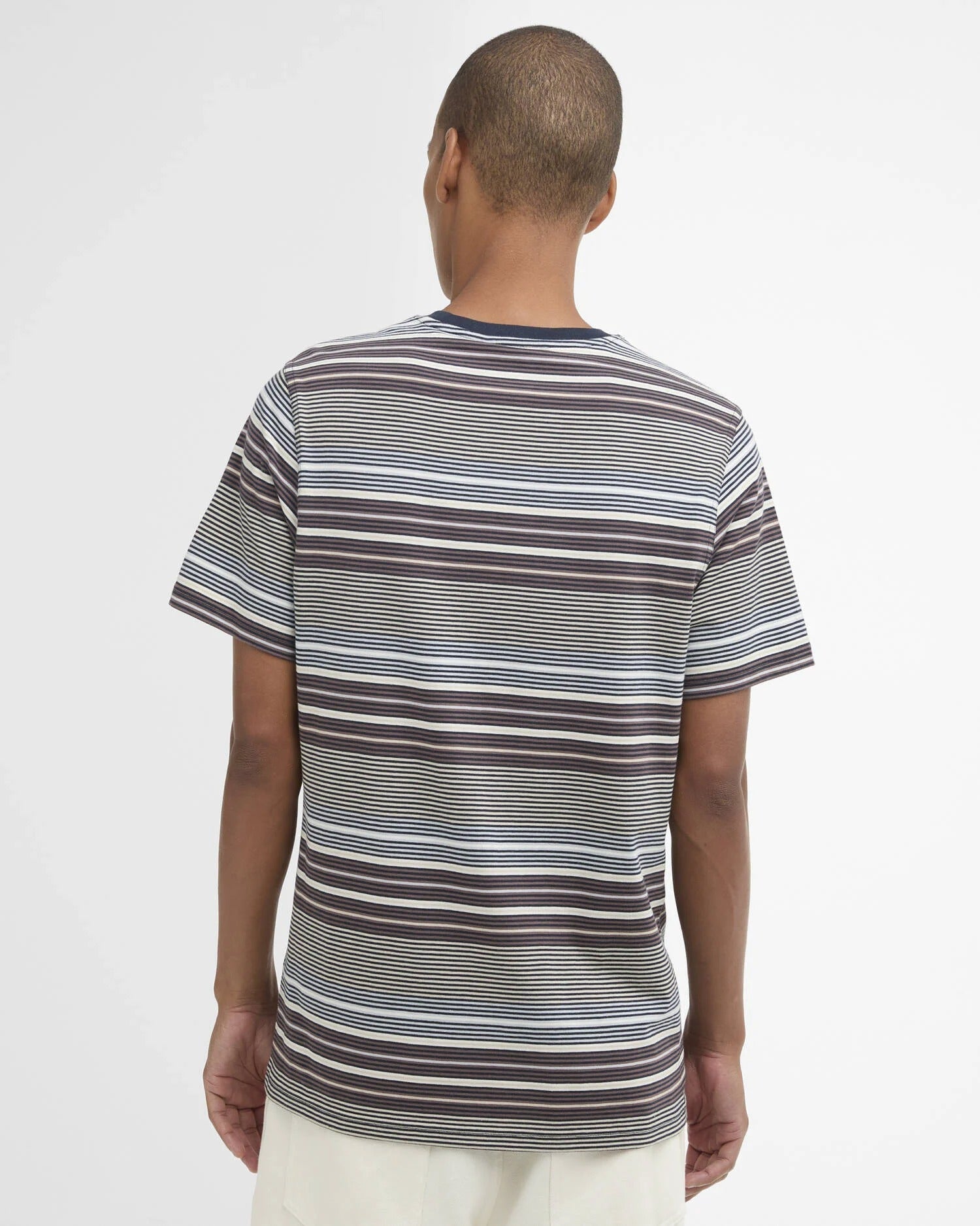 Young Ideas & Henmores - Steelrigg Stripe T-Shirt - NY91 Navy - M
