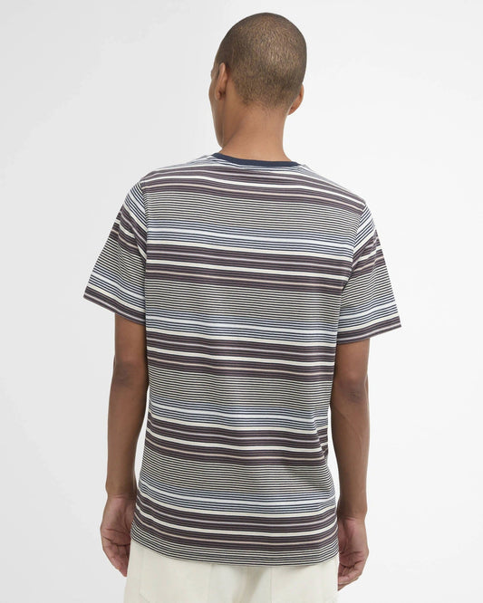 Young Ideas & Henmores - Steelrigg Stripe T-Shirt - NY91 Navy - M