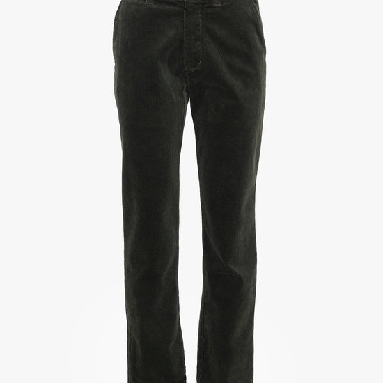 Young Ideas & Henmores -Stretch Cord Tailored Fit Trouser -GN91 Forest -32/32