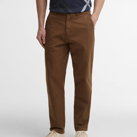 Young Ideas & Henmores -Stretch Cord Tailored Fit Trouser -SN71 Dark Sand -30