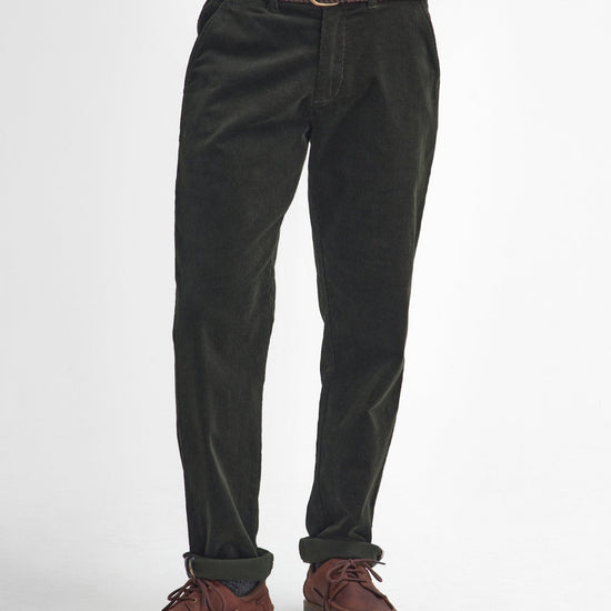 Young Ideas & Henmores -Stretch Cord Tailored Fit Trouser -SN71 Dark Sand -30
