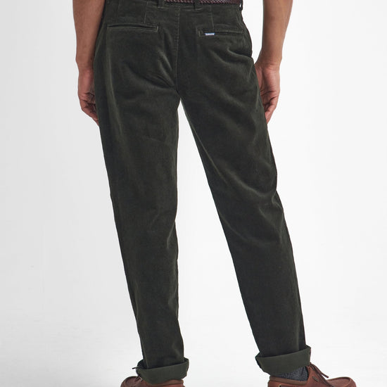 Young Ideas & Henmores -Stretch Cord Tailored Fit Trouser -SN71 Dark Sand -30