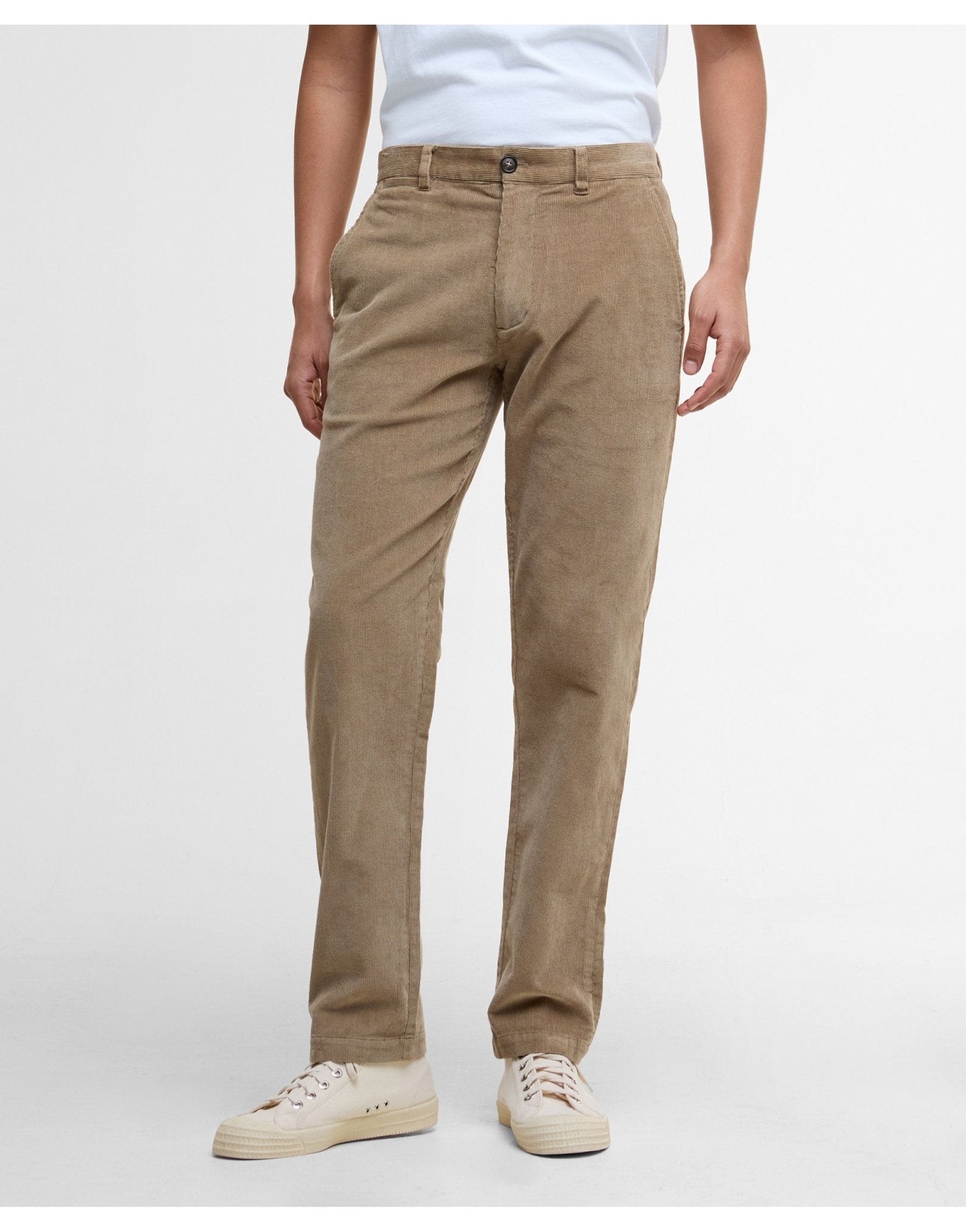 Young Ideas/Henmores - Stretch Cord Tailored Trouser - ST17 Washed Stone - 32/32