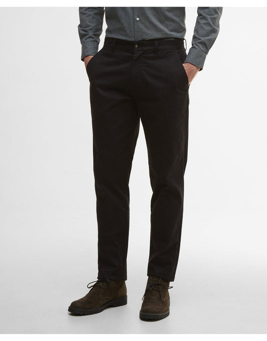 Young Ideas/Henmores - Sueded Sateen Tailored Trouser - BK31 Black - 32/32