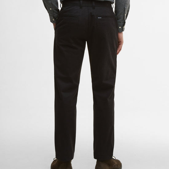 Young Ideas/Henmores - Sueded Sateen Tailored Trouser - BK31 Black - 32/32