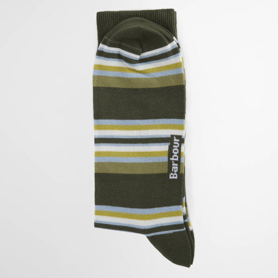 Young Ideas & Henmores - Summer Stripe 2 Pack Socks - PI95 Pink Navy Stripe - M