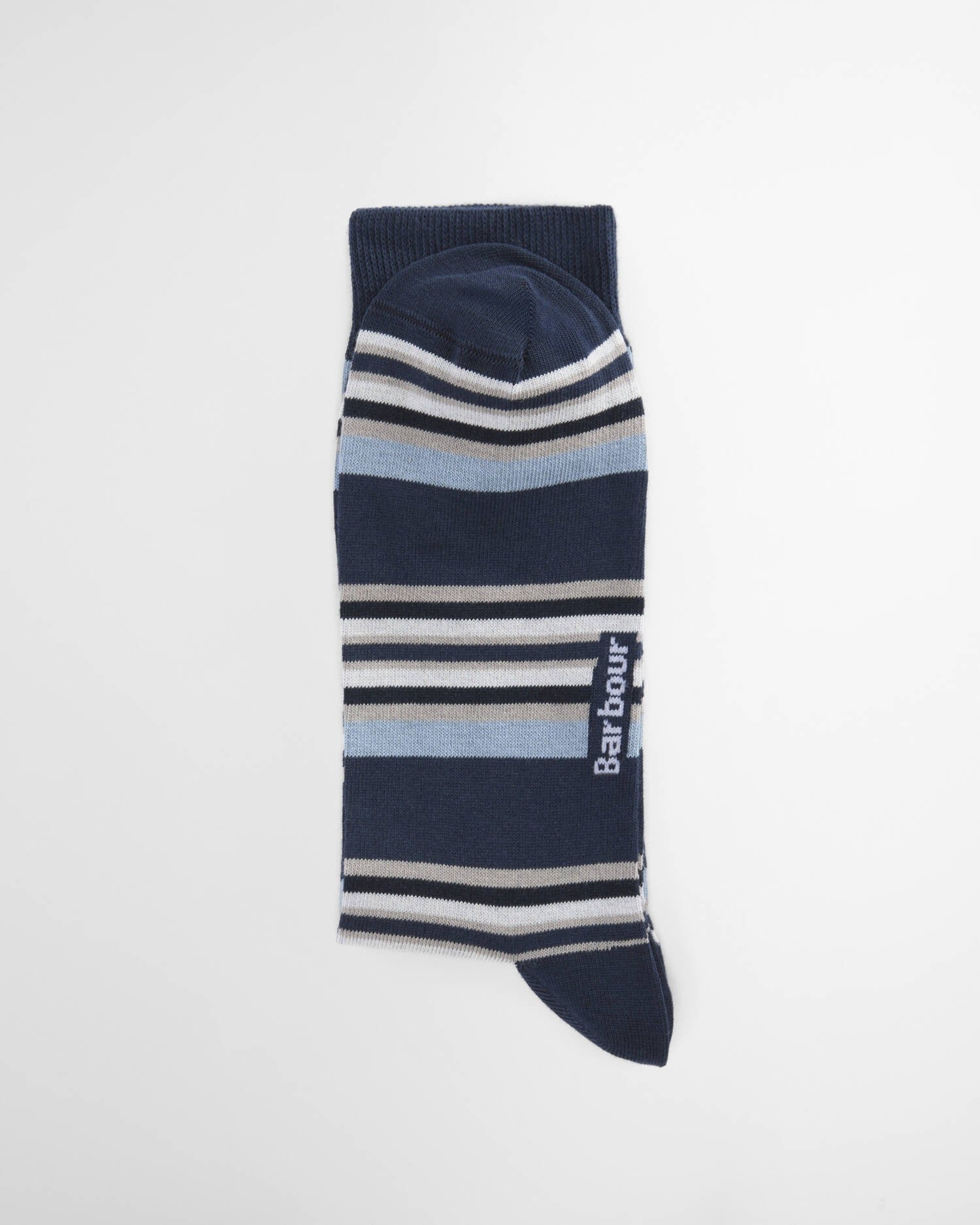 Young Ideas & Henmores - Summer Stripe 2 Pack Socks - PI95 Pink Navy Stripe - M