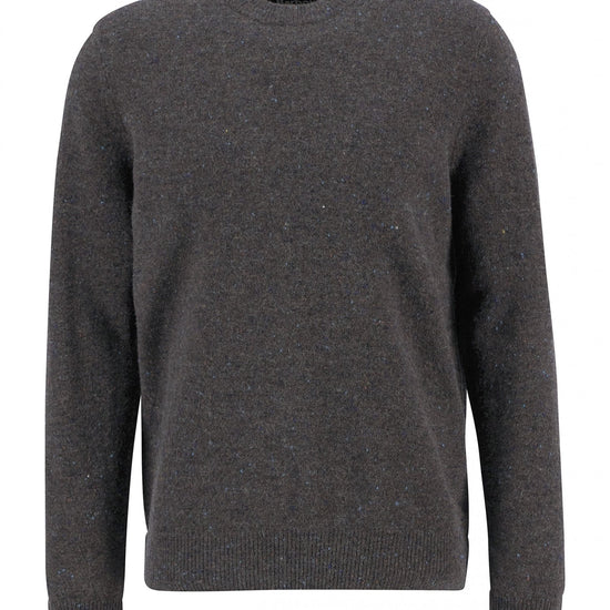 Young Ideas/Henmores - Tainsbury Crew Neck Sweater - BR17 Dark Oak - M