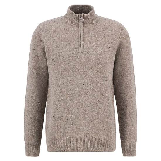 Young Ideas/Henmores - Tainsbury Half Zip Sweater - ST51 Stone - M