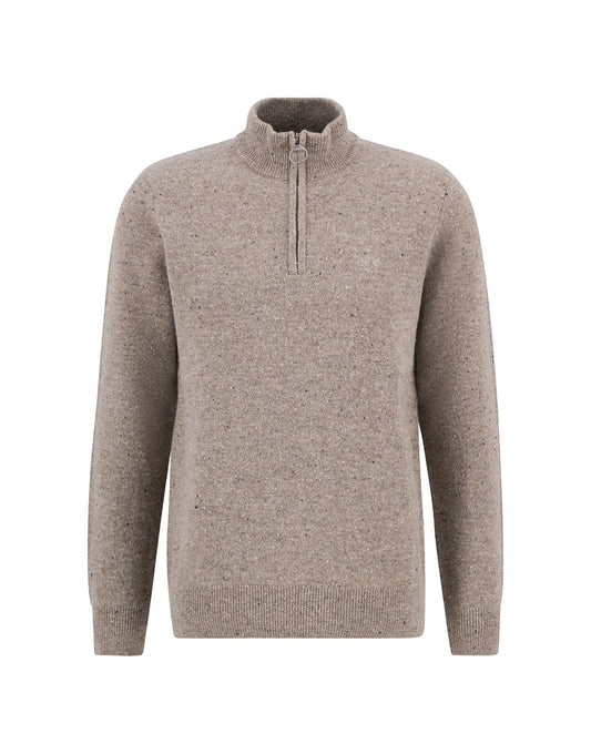 Young Ideas/Henmores - Tainsbury Half Zip Sweater - ST51 Stone - M