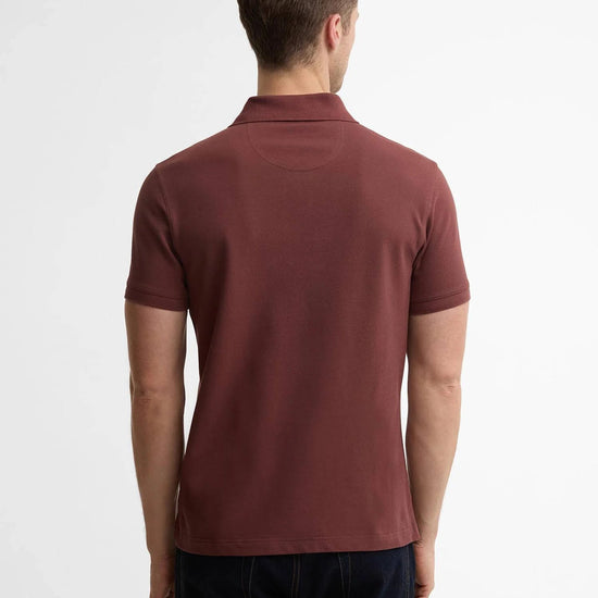 Young Ideas & Henmores - Tartan Pique Polo Shirt - OL17 Clay - M