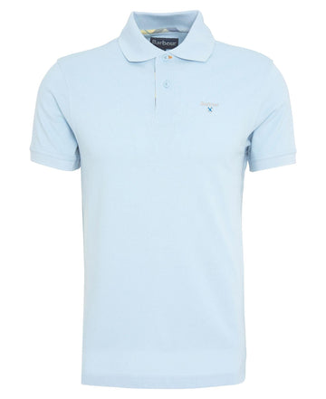 Young Ideas & Henmores - Tartan Pique Polo Shirt - BU44 Niagara Mist - M