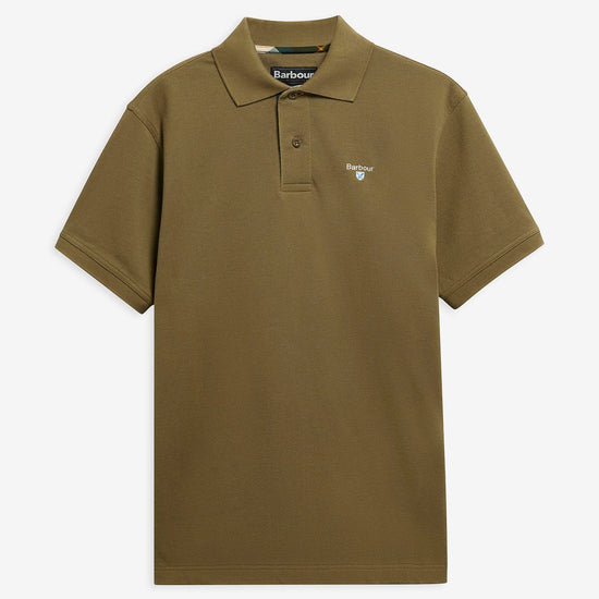 Young Ideas & Henmores - Tartan Pique Polo Shirt - OL17 Clay - M