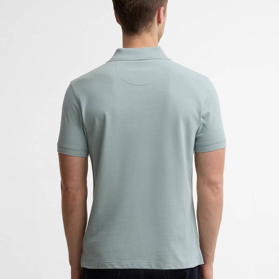 Young Ideas & Henmores - Tartan Pique Polo Shirt - TE13 Dusty Slate - M