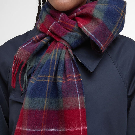 Young Ideas/Henmores - Tartan Scarf - TN69 Winterberry Tartan - OS