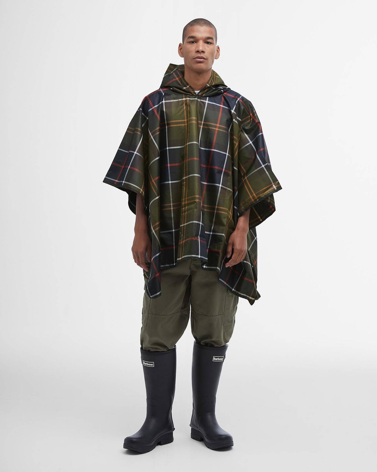 Young Ideas/Henmores - Tartan Showerproof Poncho - TN11 Classic Tartan - OS