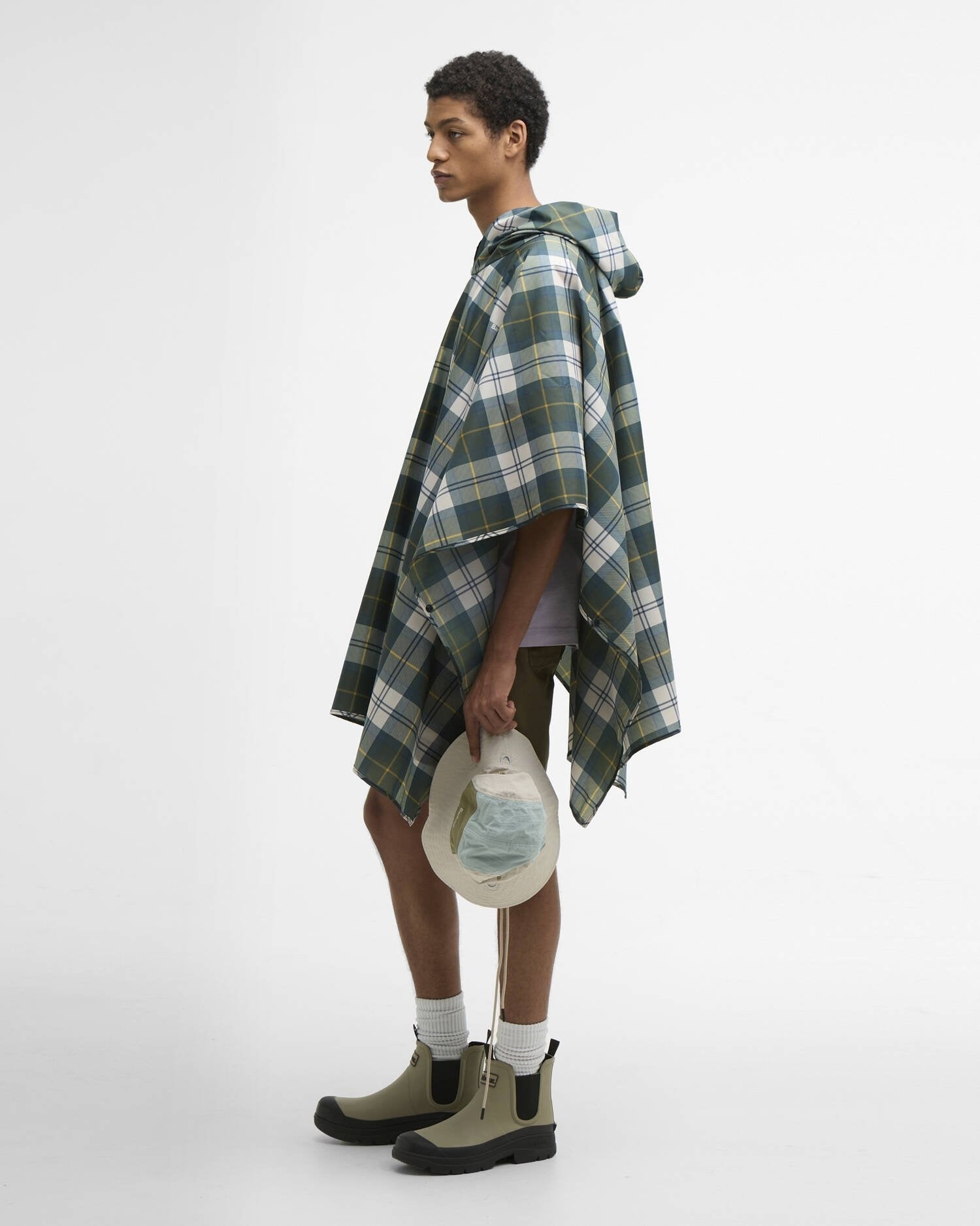 Young Ideas/Henmores - Tartan Showerproof Poncho - TN11 Classic Tartan - OS