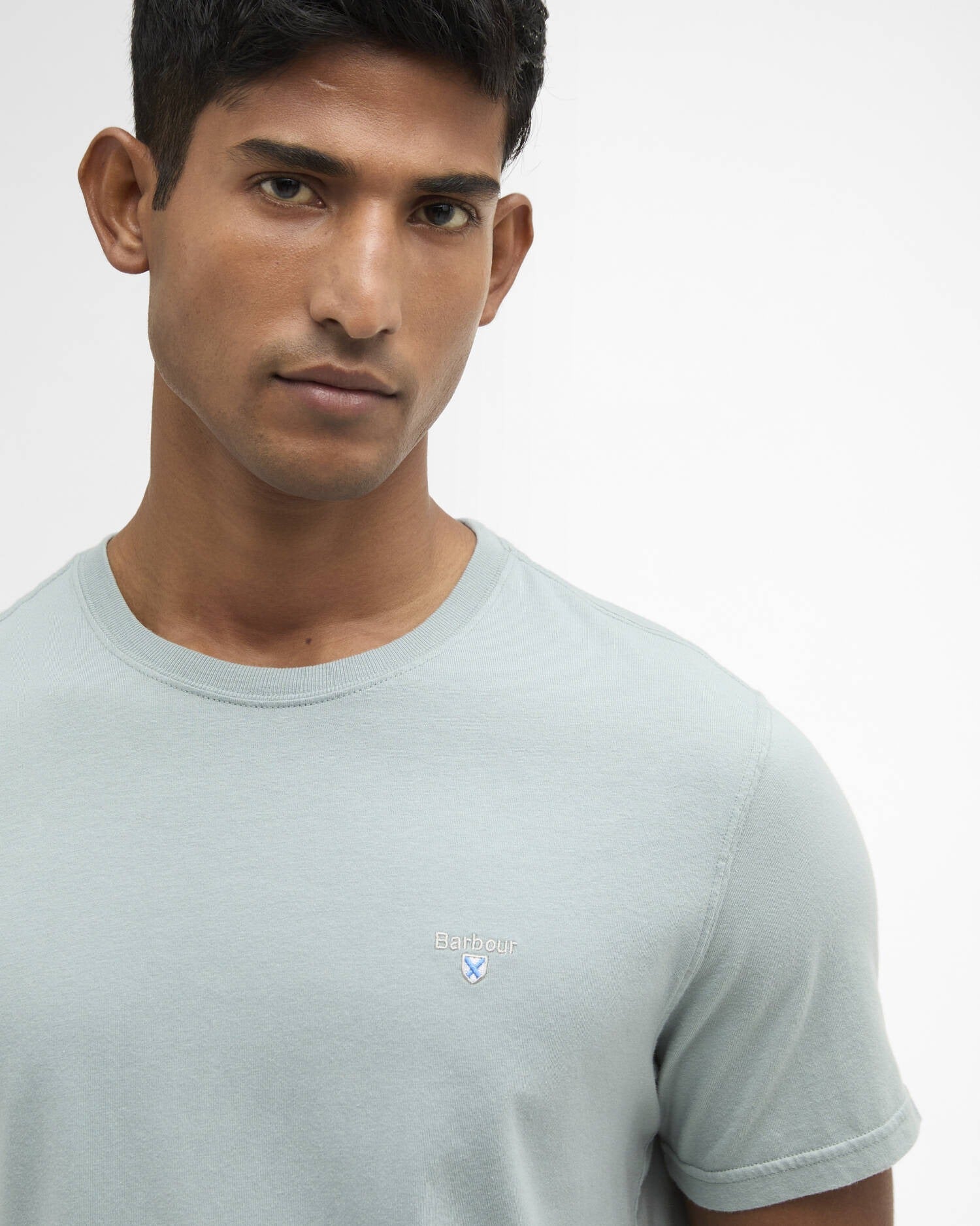 Young Ideas/Henmores - Tartan Sports T-Shirt - BU64 Slate - S