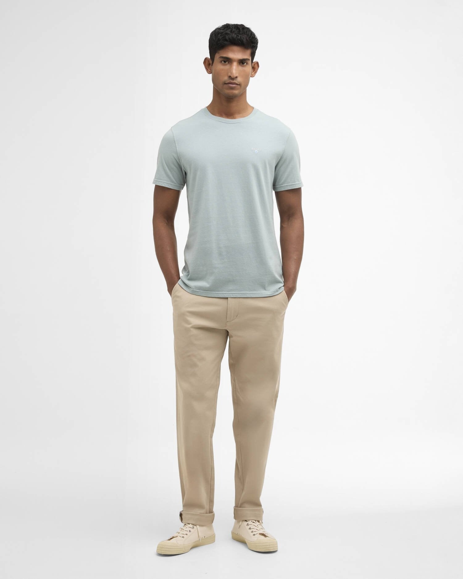 Young Ideas/Henmores - Tartan Sports T-Shirt - BU64 Slate - S