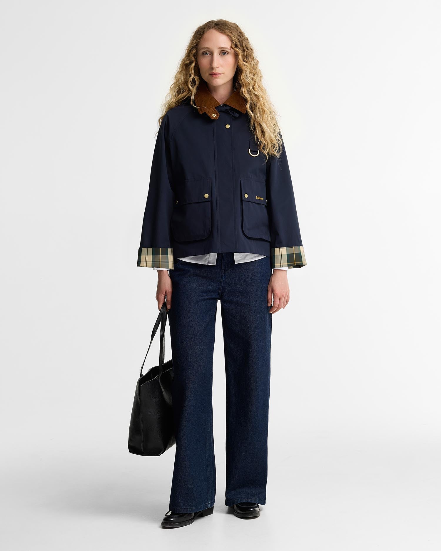 Young Ideas & Henmores -Terrington Showerproof Jacket -NY91 Dk Navy/Shadow Classic -6