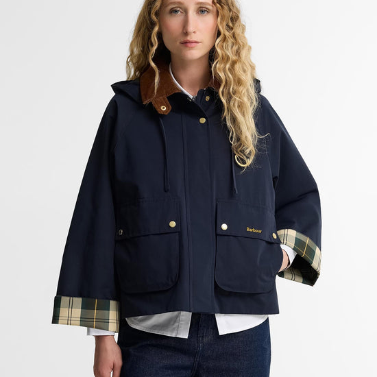 Young Ideas & Henmores -Terrington Showerproof Jacket -NY91 Dk Navy/Shadow Classic -6