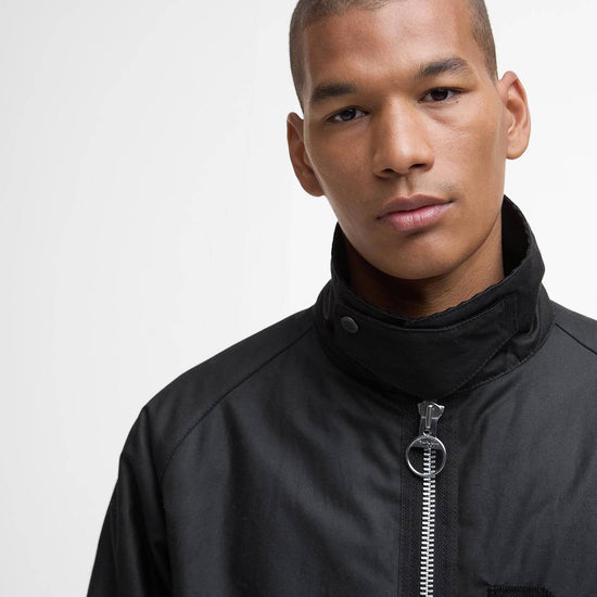 Young Ideas/Henmores - Tract Wax Jacket - BK71 Black - M