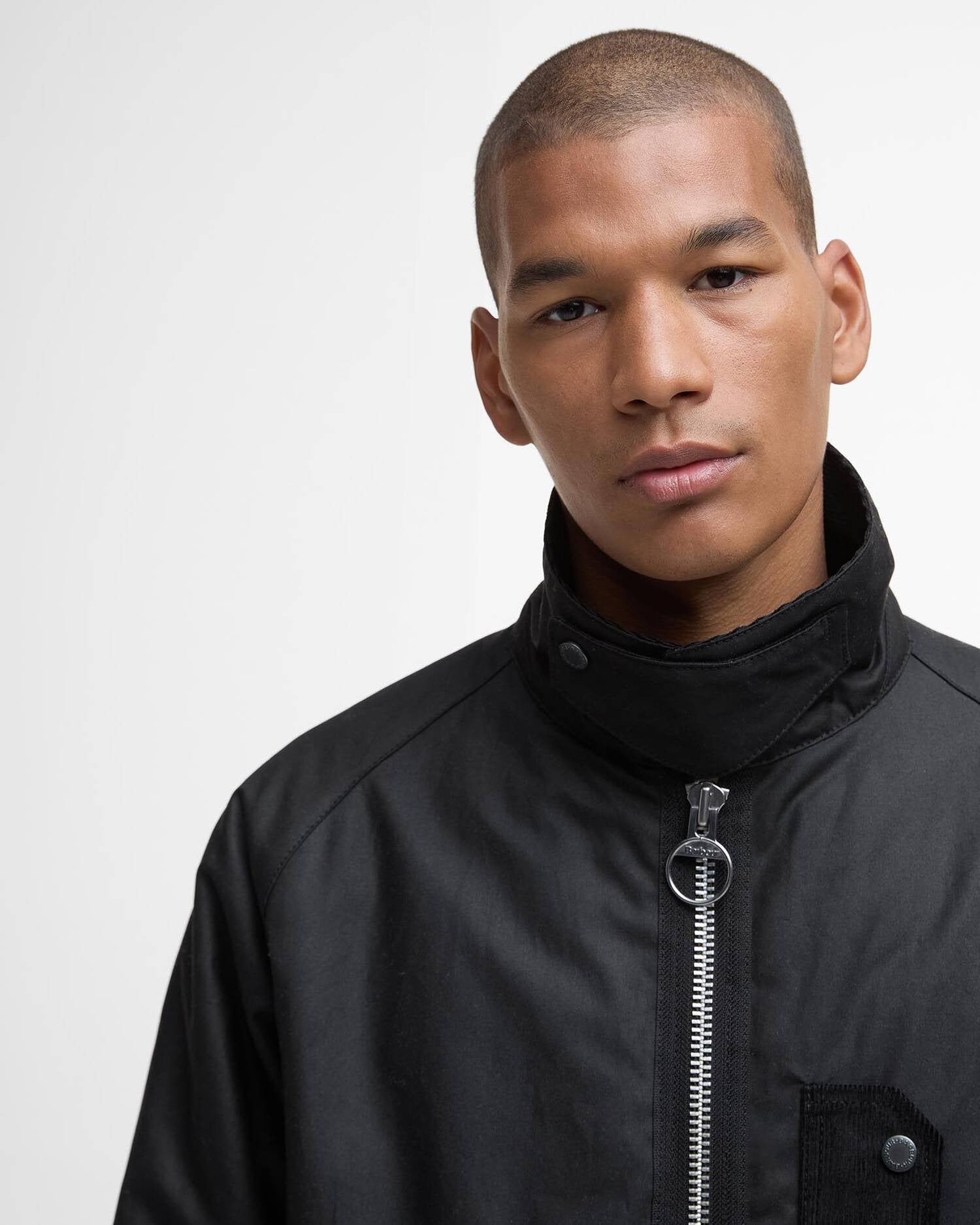 Young Ideas/Henmores - Tract Wax Jacket - BK71 Black - M