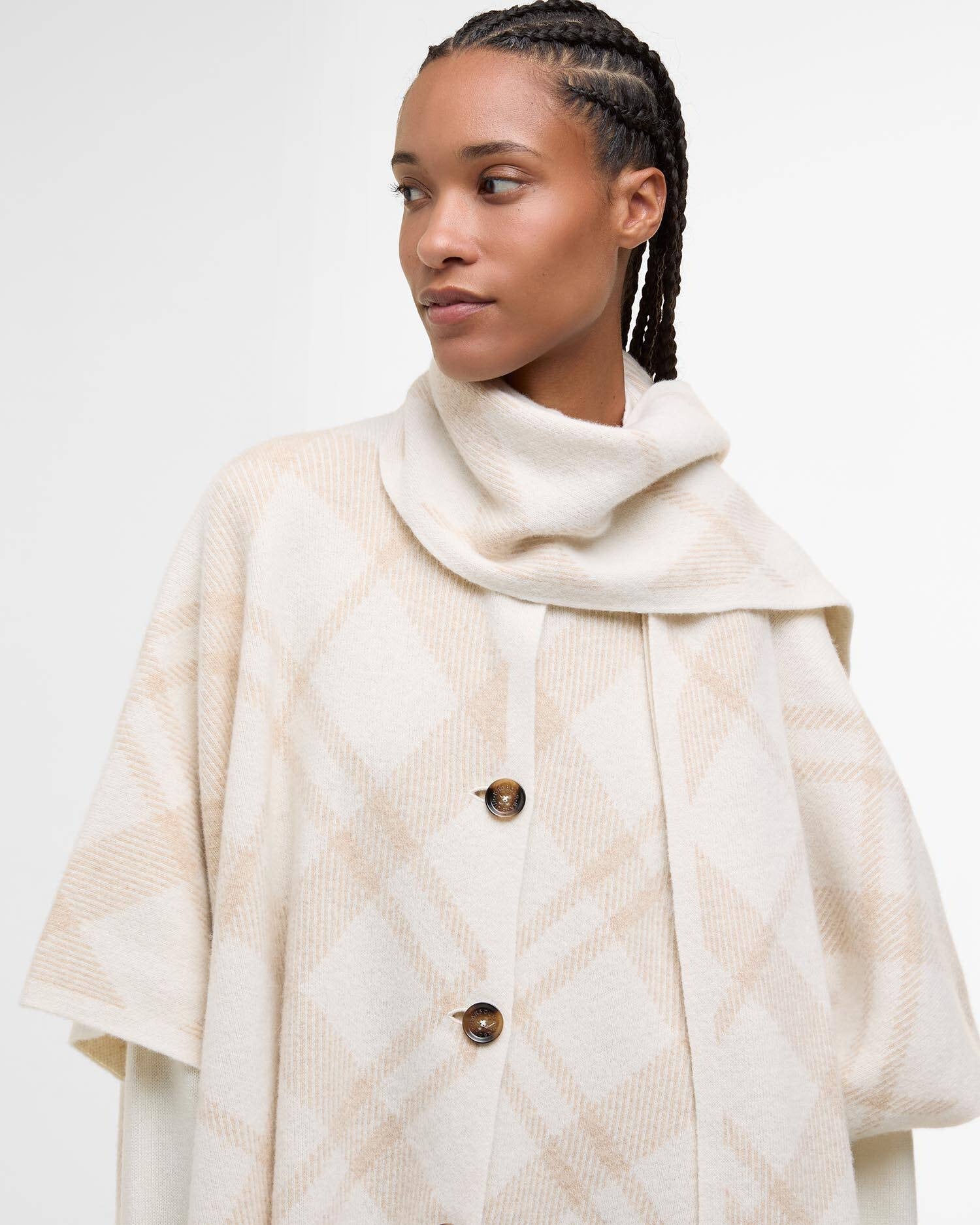 Young Ideas/Henmores - Vienna Knitted Cape - MI11 Multi - OS