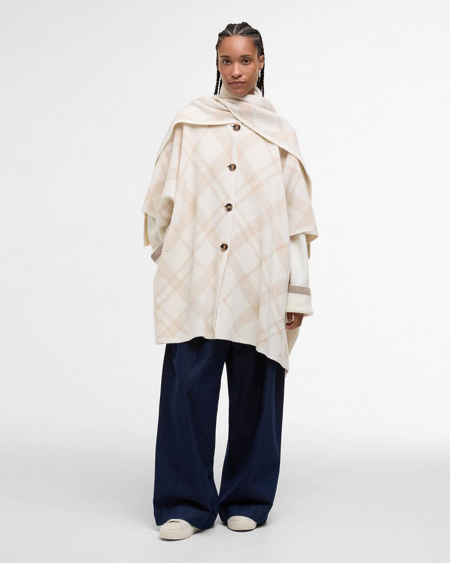 Young Ideas/Henmores - Vienna Knitted Cape - MI11 Multi - OS