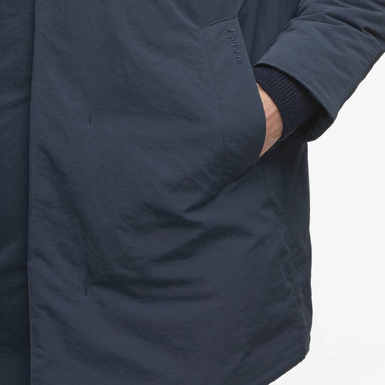 Young Ideas/Henmores - Wadded Lorden Showerproof Mac - NY91 Dark Navy - M