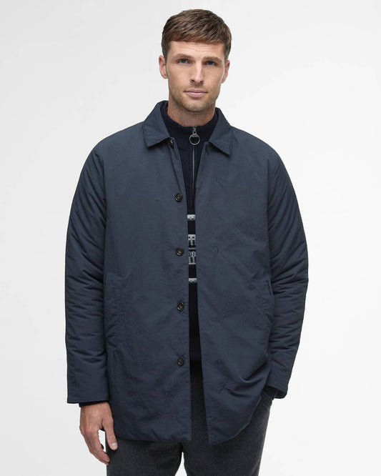 Young Ideas/Henmores - Wadded Lorden Showerproof Mac - NY91 Dark Navy - M