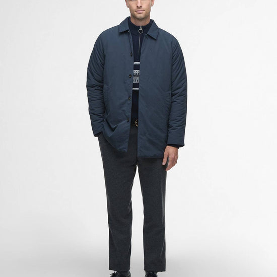 Young Ideas/Henmores - Wadded Lorden Showerproof Mac - NY91 Dark Navy - M