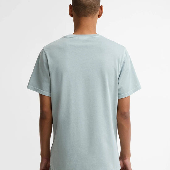 Young Ideas & Henmores - Washington Overdyed Logo Tailored T-Shirt - TE13 Dusty Slate - M