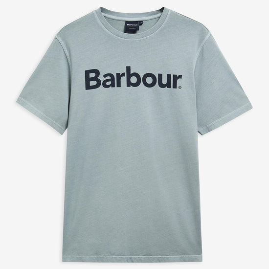 Young Ideas & Henmores - Washington Overdyed Logo Tailored T-Shirt - TE13 Dusty Slate - M