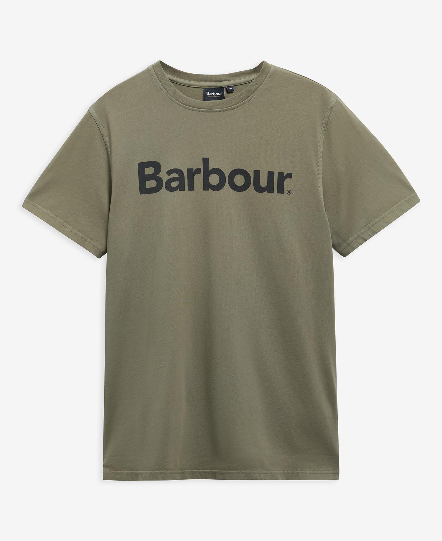 Young Ideas & Henmores - Washington Overdyed Logo Tailored T-Shirt - OL56 Dusty Olive - M