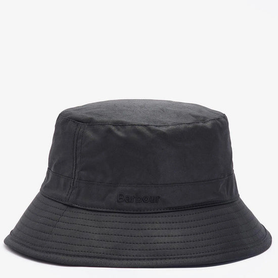 Young Ideas & Henmores -Wax Bucket Hat -BK91 Black -L