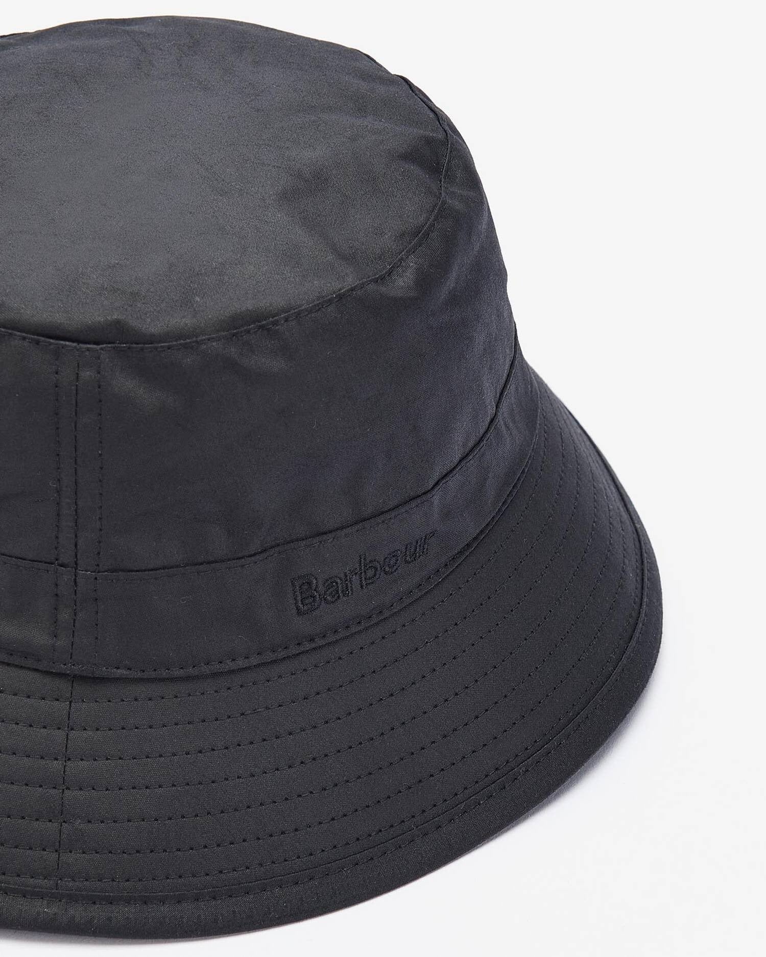 Young Ideas & Henmores -Wax Bucket Hat -BK91 Black -L