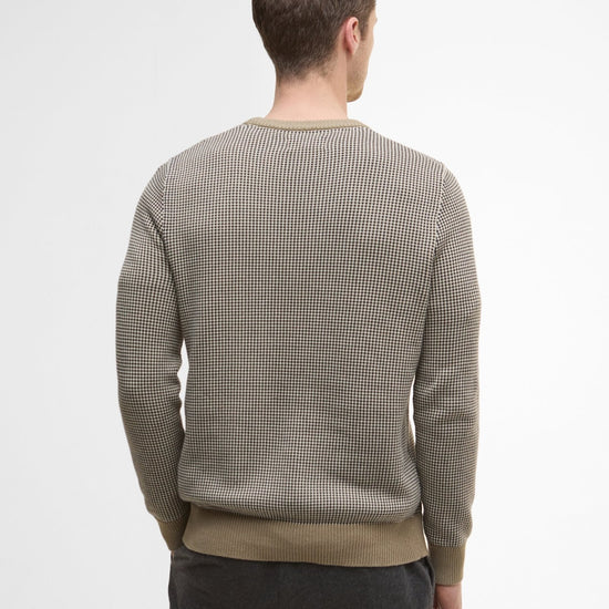Young Ideas/Henmores - Wells Crew Neck Sweater - ST17 Washed Stone - M