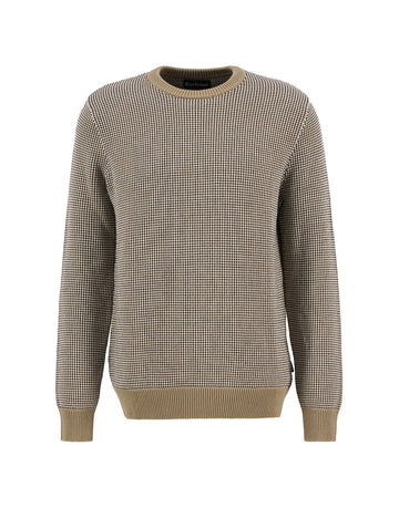 Young Ideas/Henmores - Wells Crew Neck Sweater - ST17 Washed Stone - M