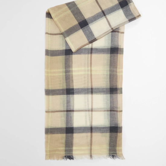 Young Ideas/Henmores - Welton Tartan Scarf - TN41 Oban Mist Tartan - OS