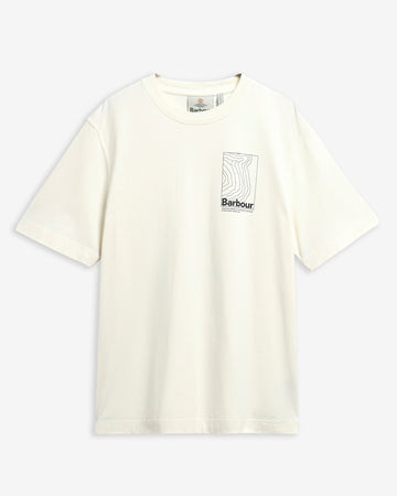 Young Ideas & Henmores -Woodbine Relaxed Graphic T-Shirt -WH32 Whisper White -L